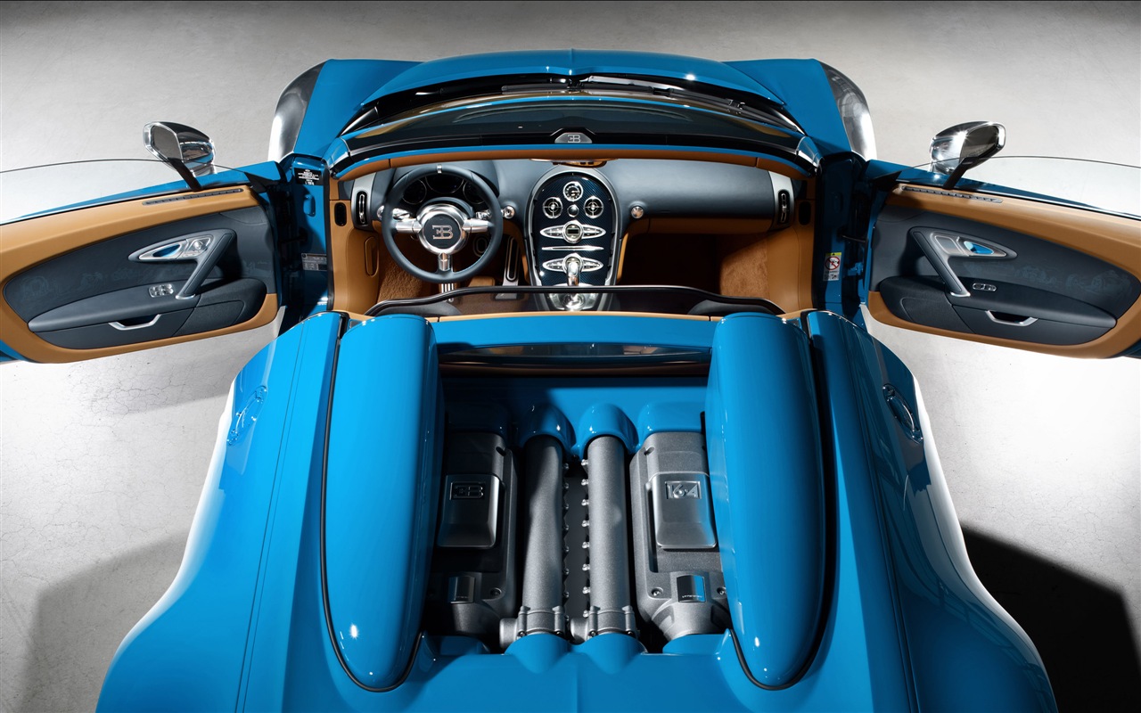 2013 Bugatti Veyron 16.4 Grand Sport Vitesse supercar HD tapety na plochu #13 - 1280x800