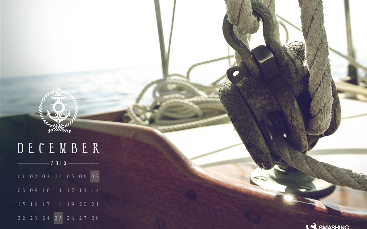 12 2013 Calendar fondo de pantalla (2) #10 - 1280x800