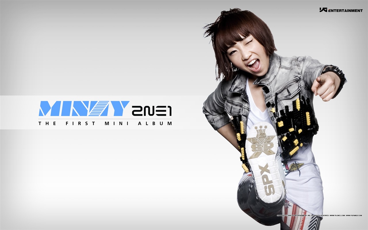 한국 음악 소녀 그룹 2NE1의 HD 배경 화면 #5 - 1280x800