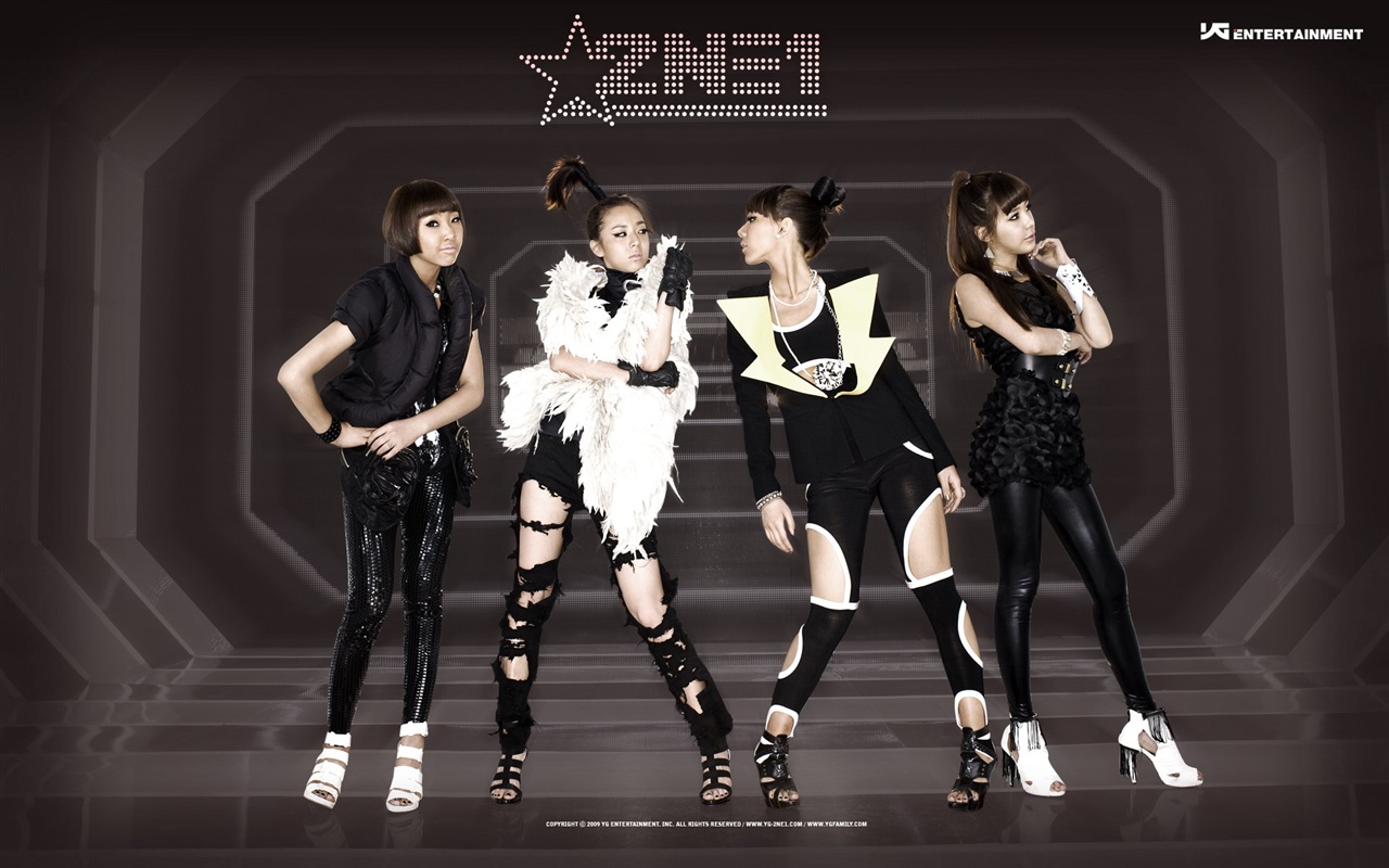 Fonds d'écran coréen groupe de filles de musique 2NE1 HD #11 - 1280x800