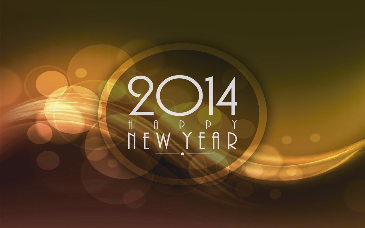 2014 New Year Theme HD Fonds d'écran (1) #4 - 1280x800