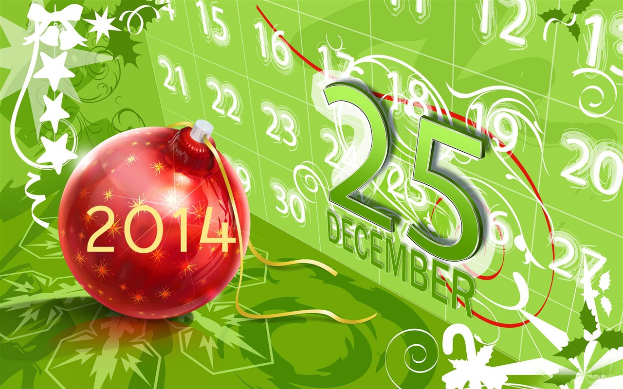 2014 New Year Theme HD Fonds d'écran (1) #6 - 1280x800
