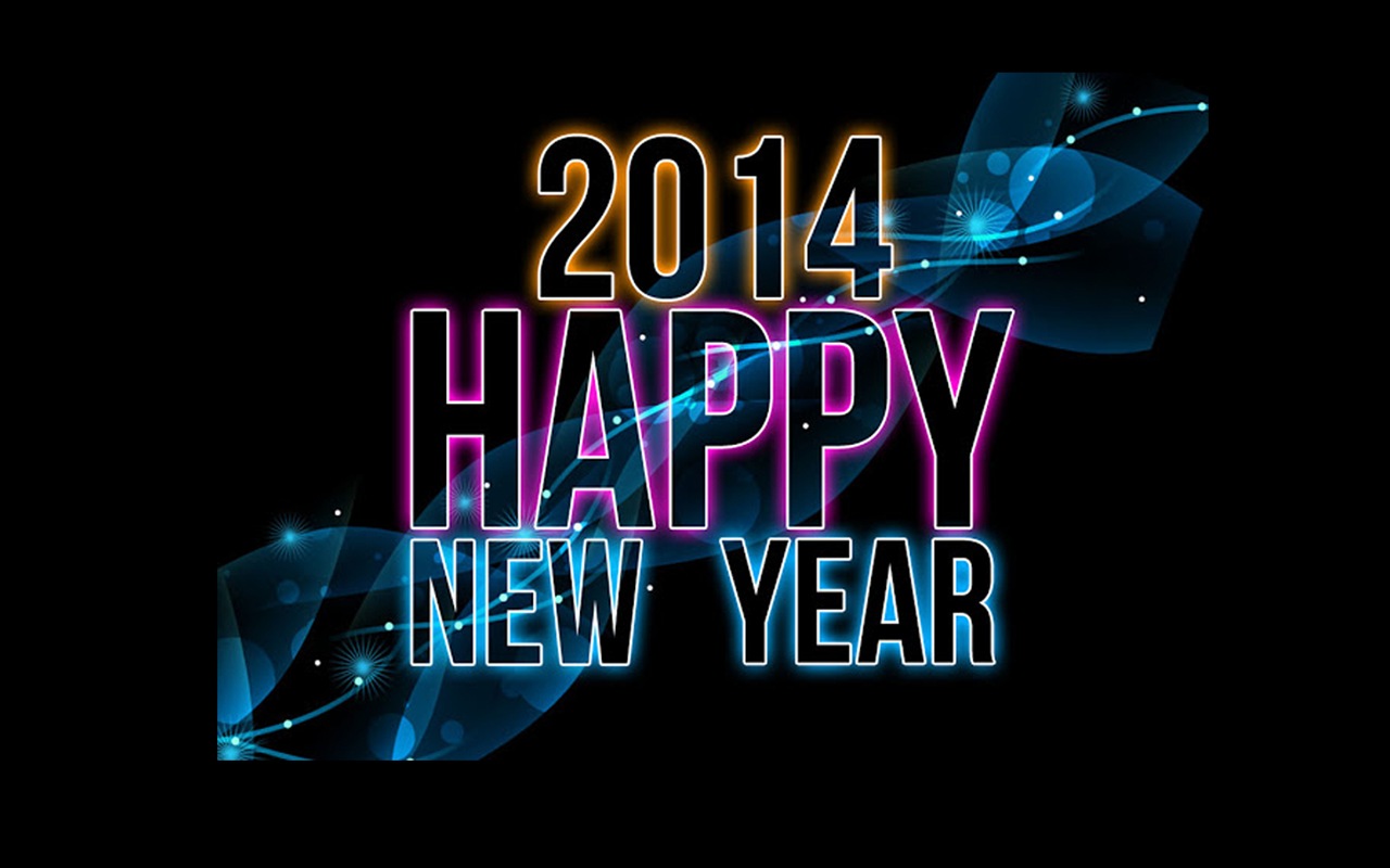 2014 새해 테마의 HD 배경 화면 (1) #11 - 1280x800