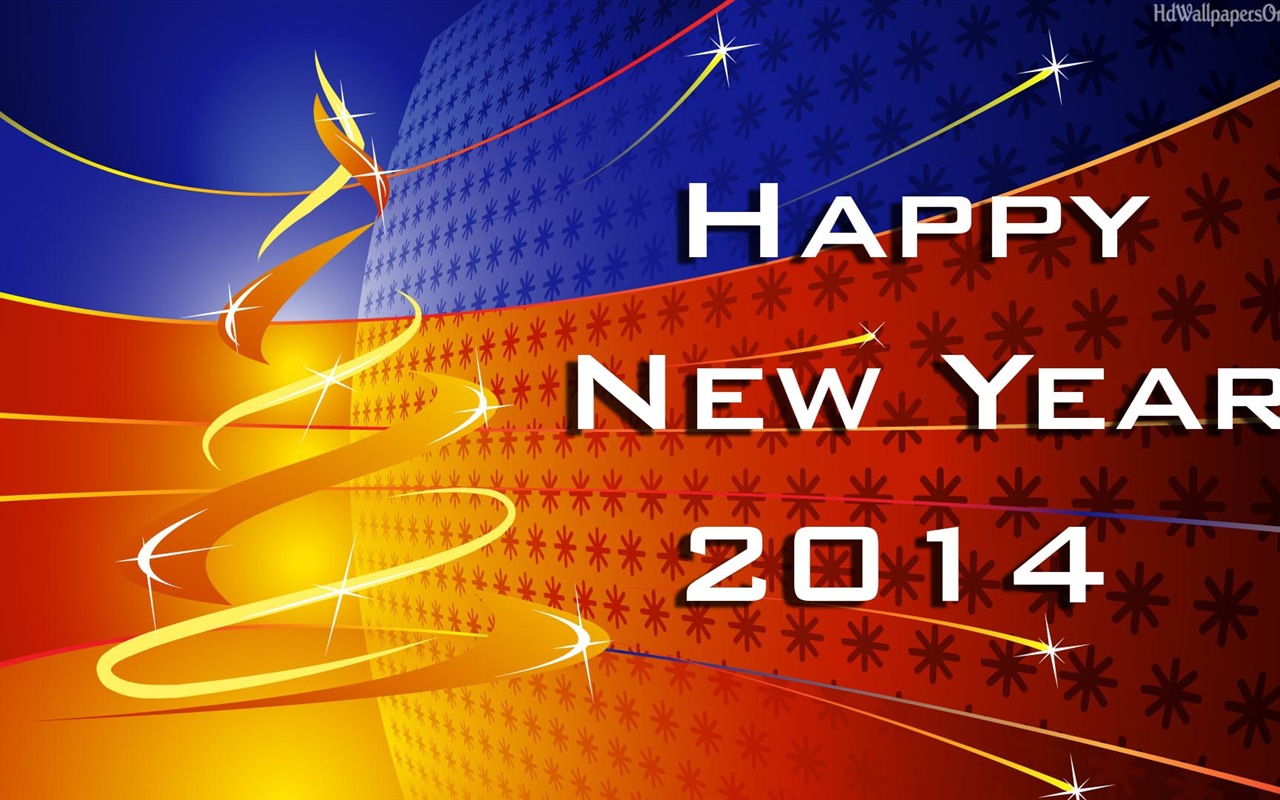 2014 Новый год Стиль Обои (1) #14 - 1280x800