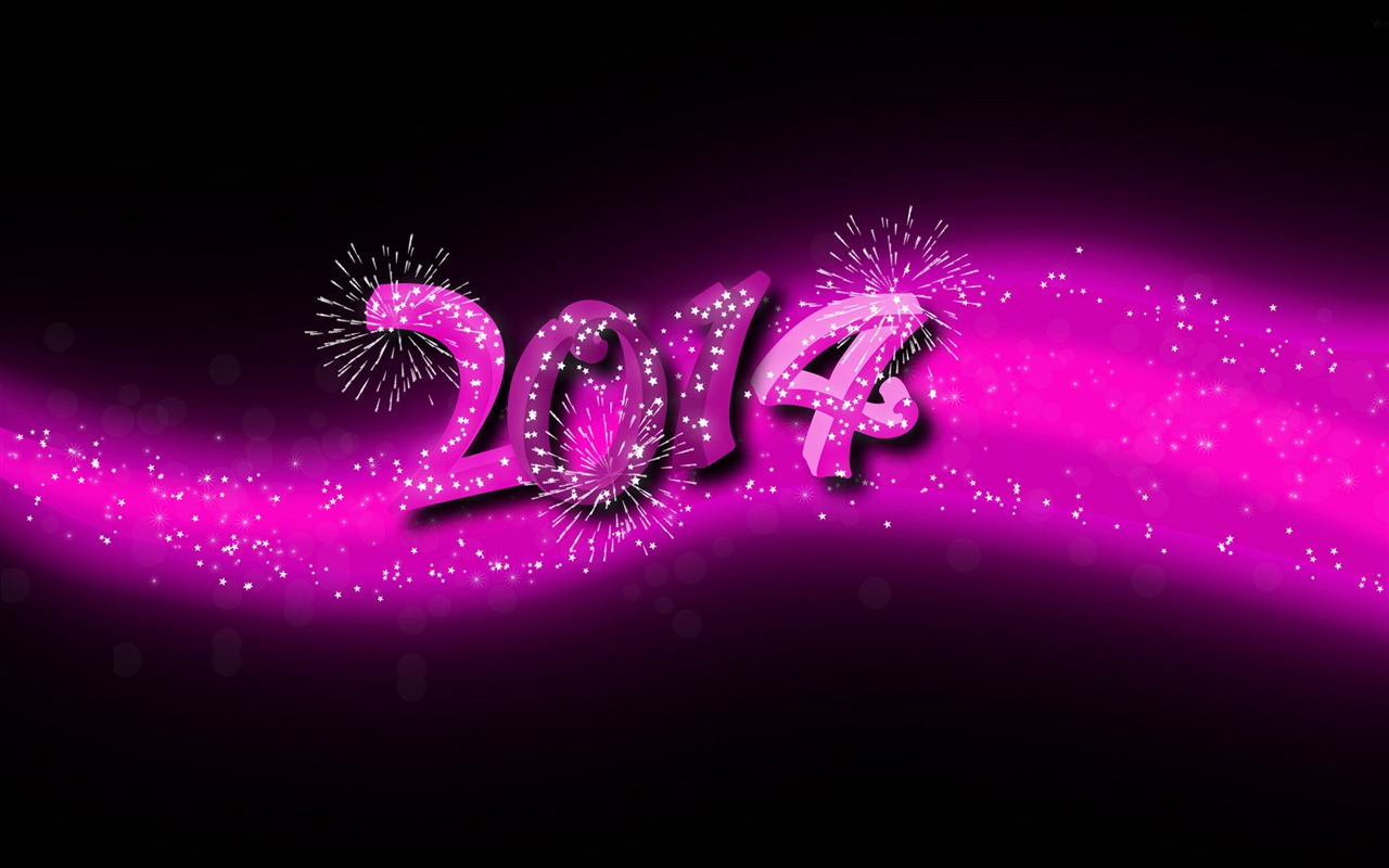 2014 New Year Theme HD Fonds d'écran (2) #4 - 1280x800