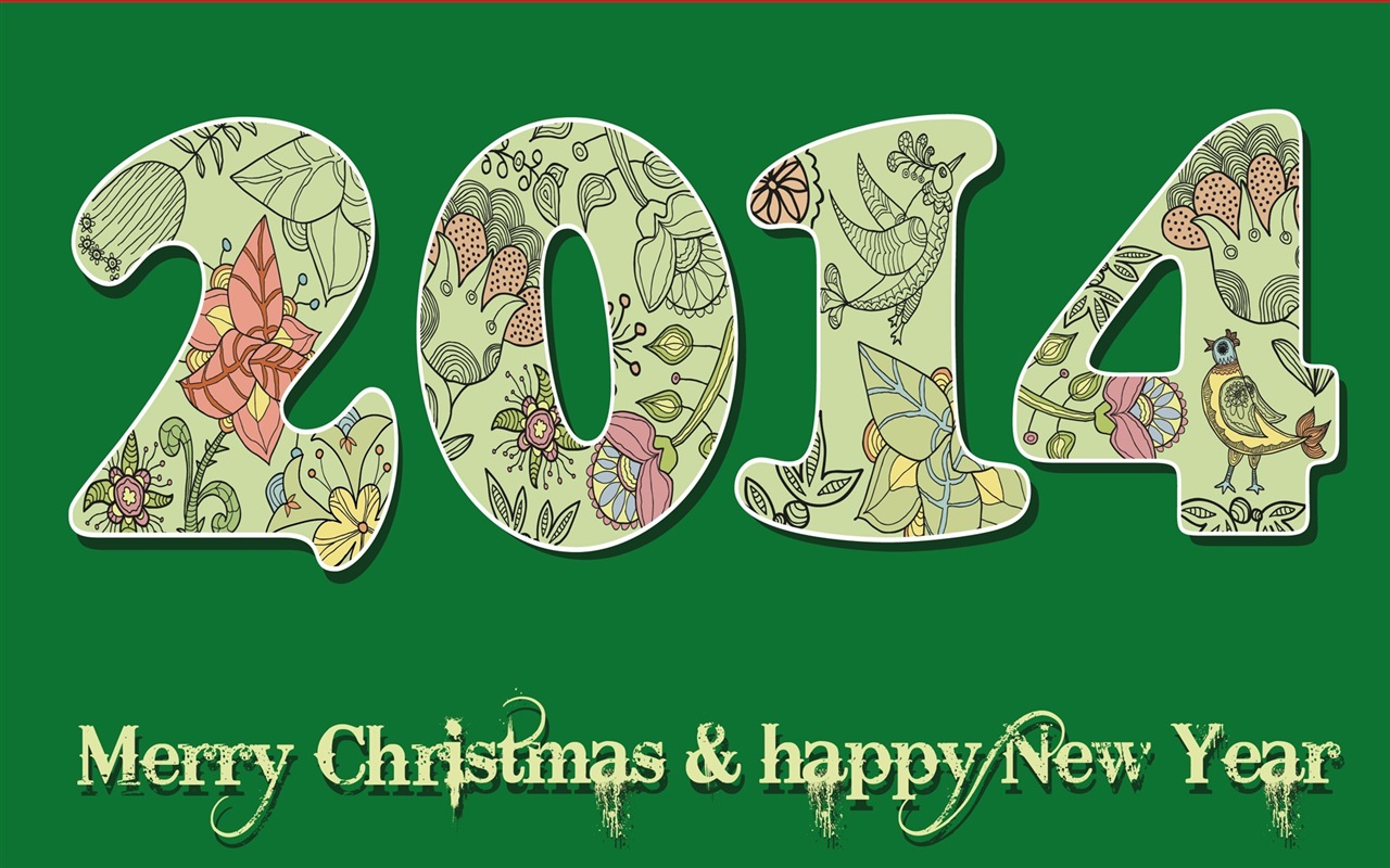 2014 Новый год Стиль Обои (2) #7 - 1280x800