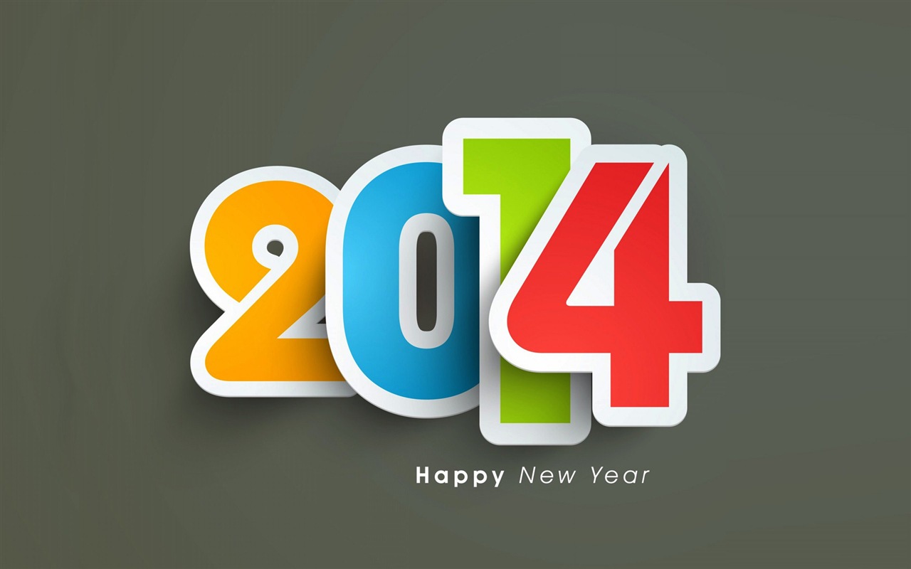 2014 New Year Theme HD Fonds d'écran (2) #9 - 1280x800