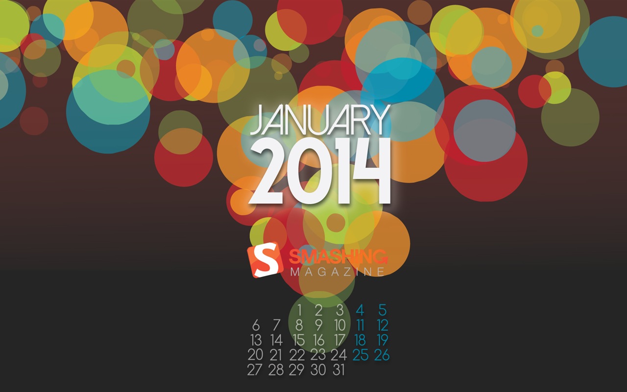 January 2014 Calendar Wallpaper (1) #18 - 1280x800