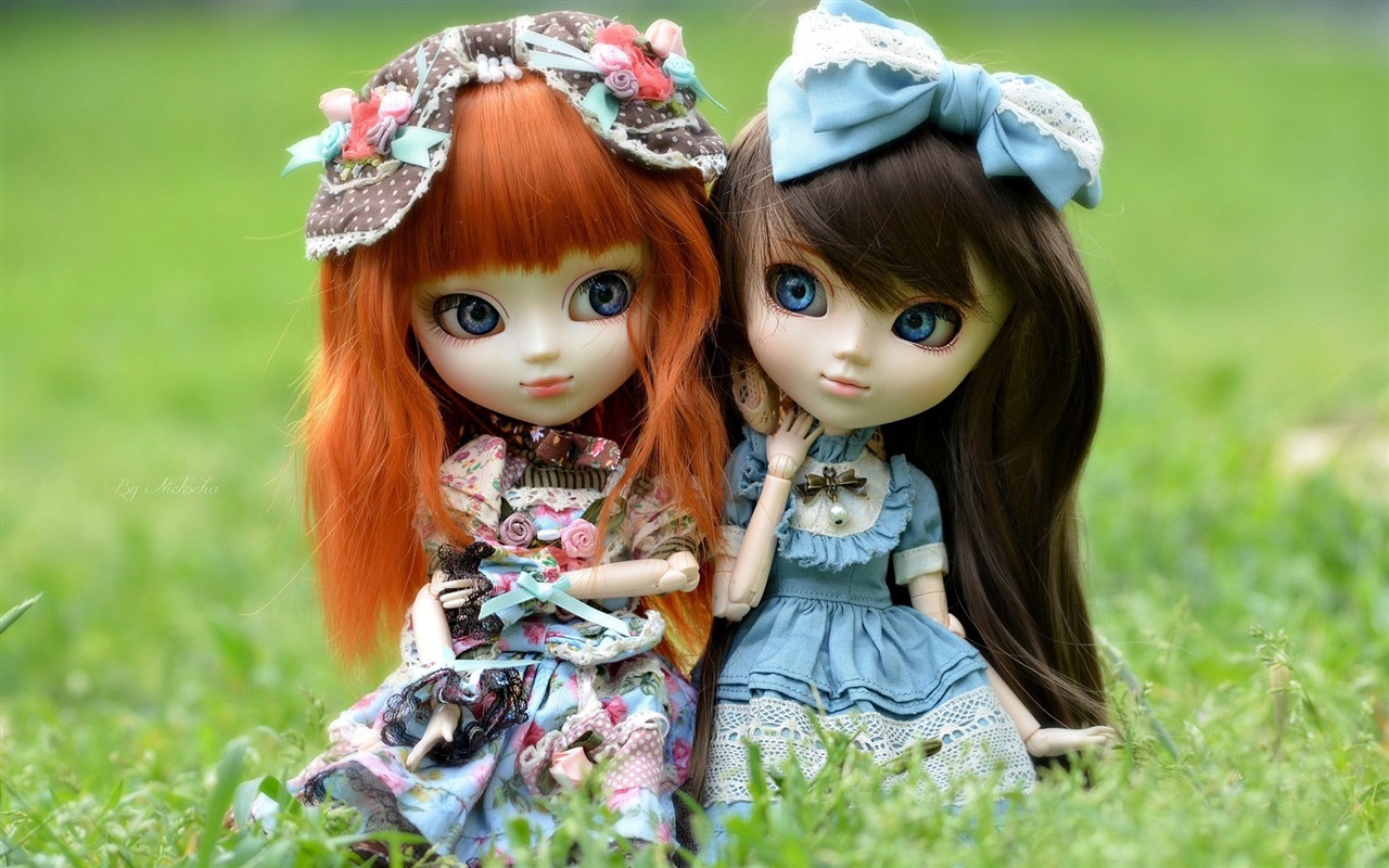아름다운 슈퍼 Dollfie 장난감 소녀의 HD 배경 화면 #3 - 1280x800