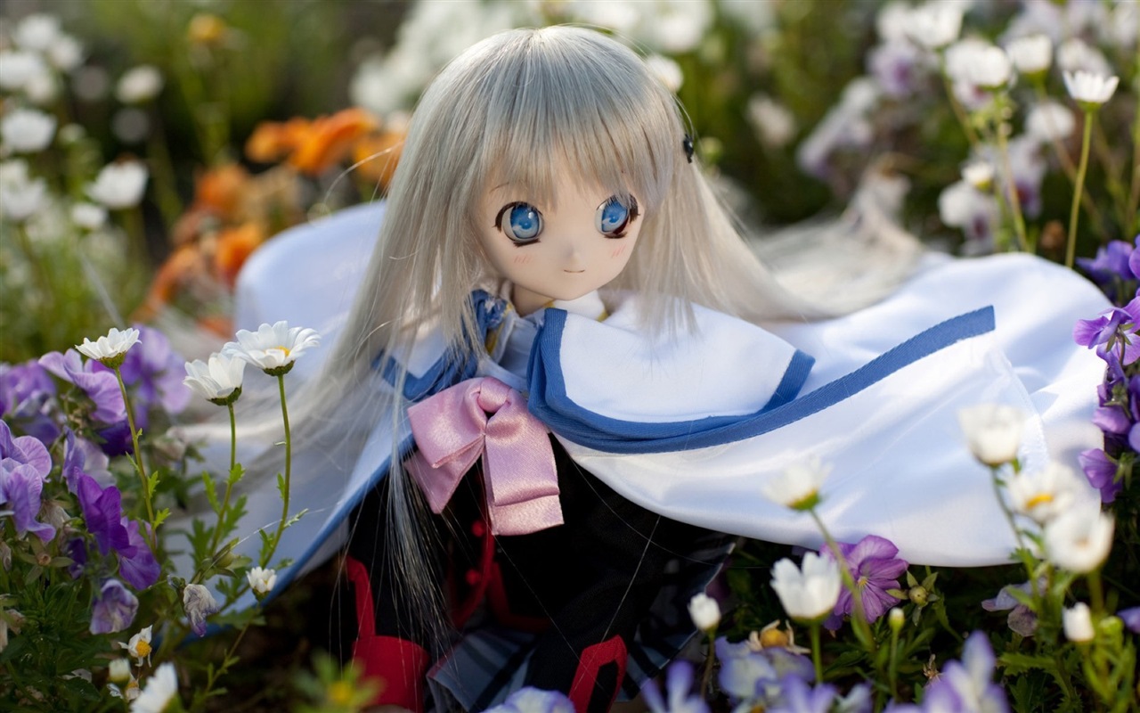 아름다운 슈퍼 Dollfie 장난감 소녀의 HD 배경 화면 #7 - 1280x800