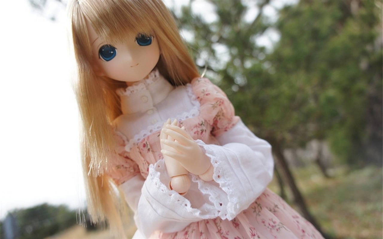 아름다운 슈퍼 Dollfie 장난감 소녀의 HD 배경 화면 #13 - 1280x800