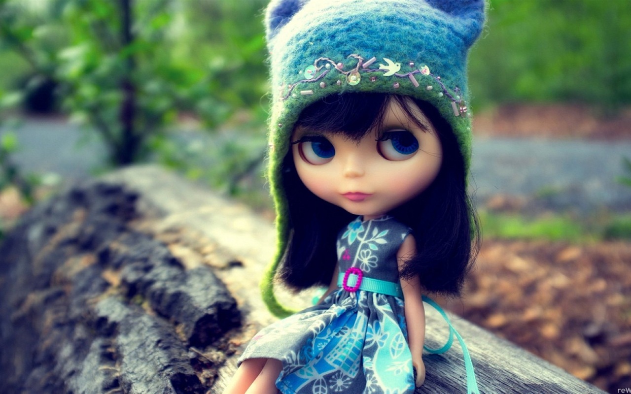 아름다운 슈퍼 Dollfie 장난감 소녀의 HD 배경 화면 #19 - 1280x800