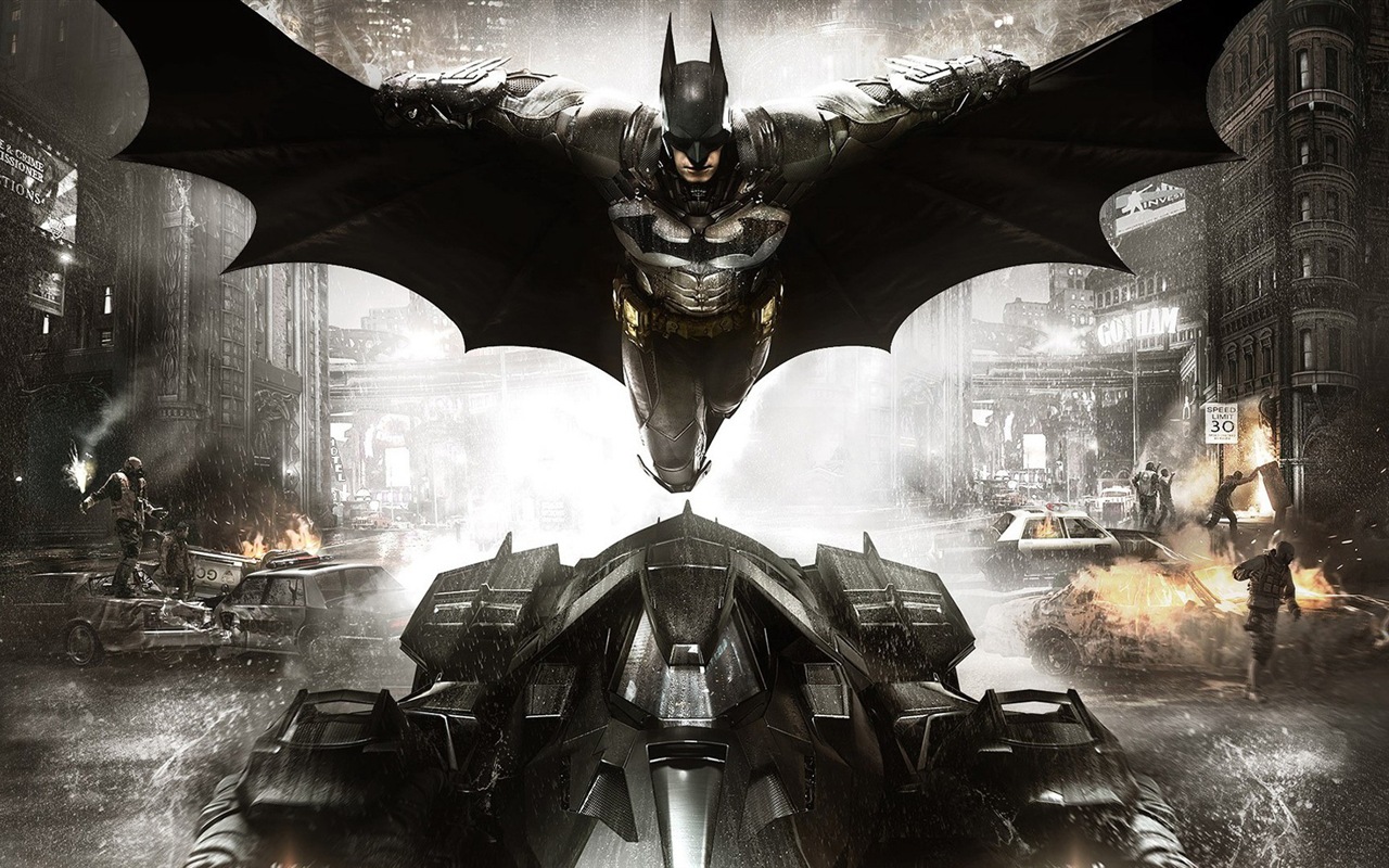 Batman: Arkham Knight 蝙蝠侠阿甘骑士 高清游戏壁纸1 - 1280x800