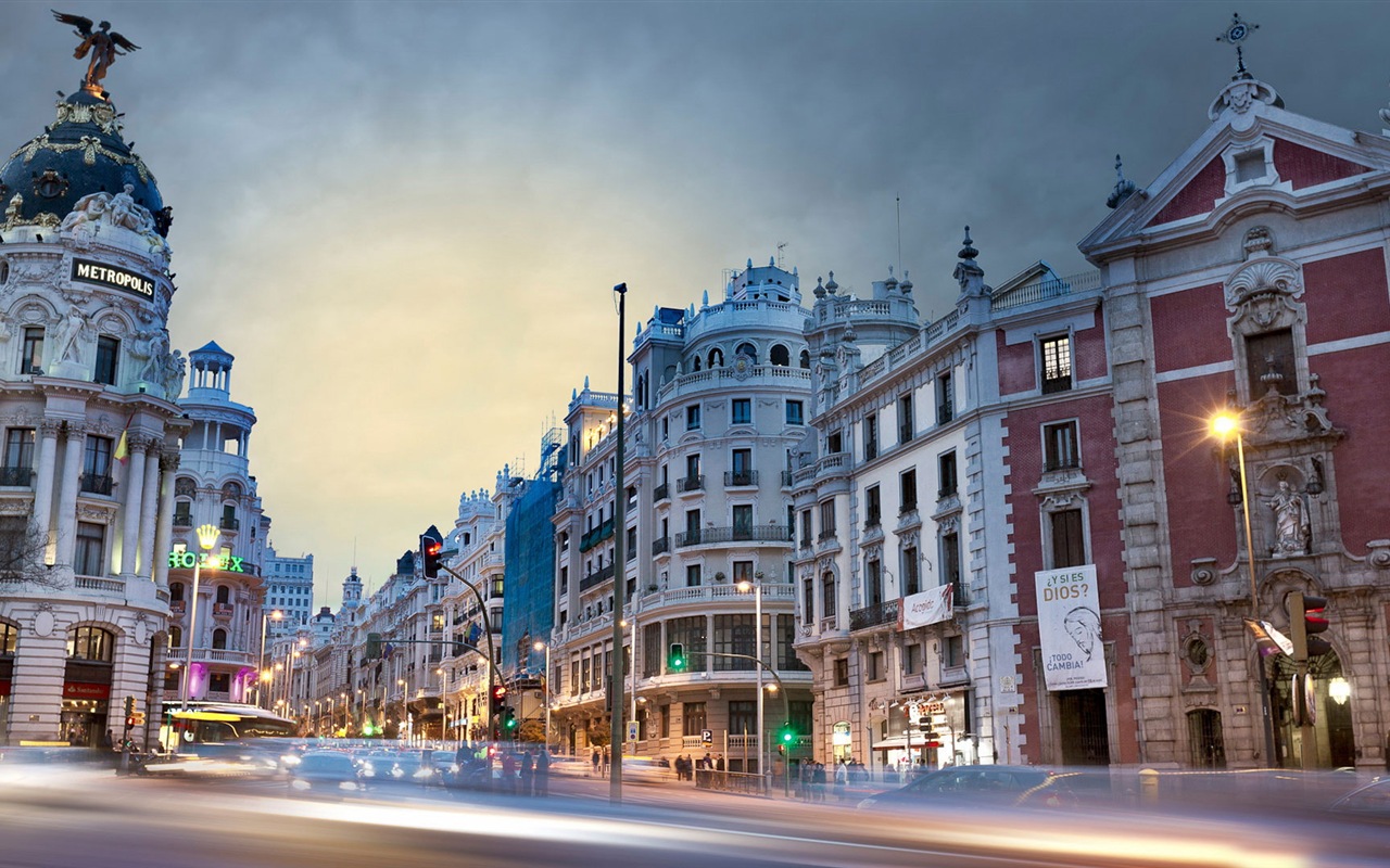 西班牙首都 马德里 城市风光 高清壁纸1 - 1280x800