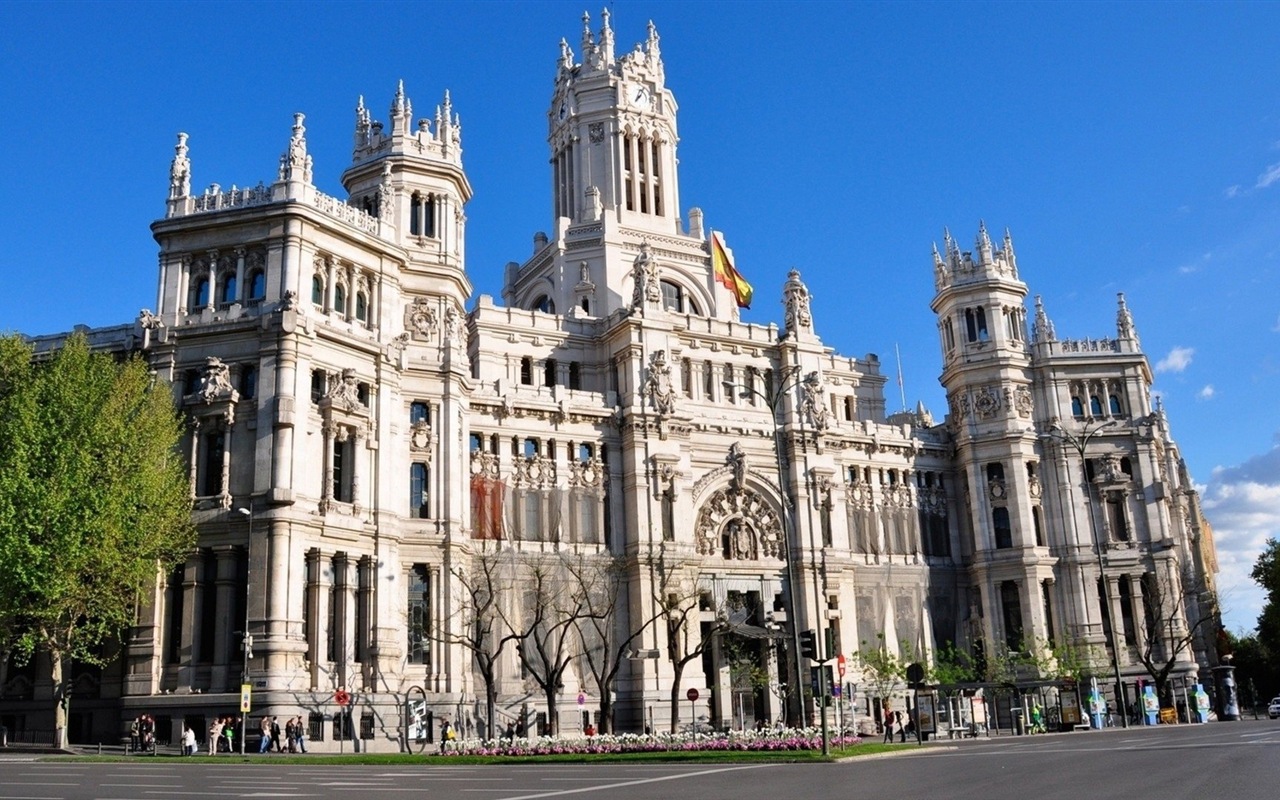Capital española de Madrid, ciudad paisaje fondos de pantalla de alta definición #4 - 1280x800