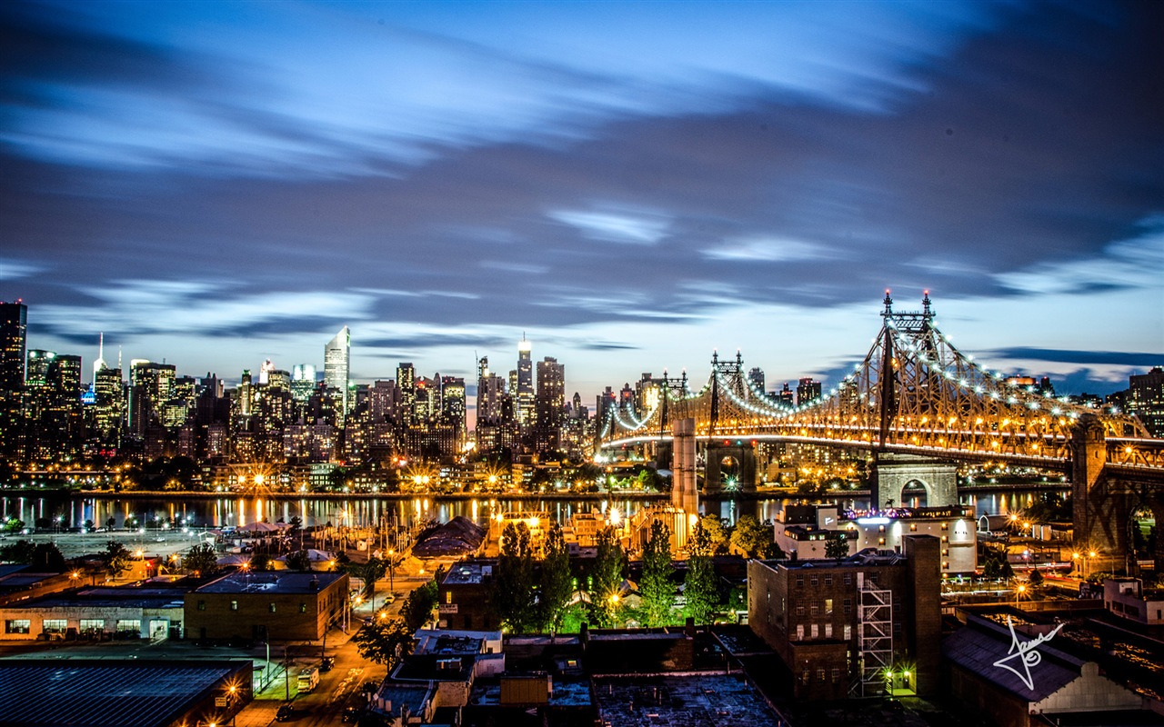 뉴욕의 도시 풍경, 마이크로 소프트 윈도우 8의 HD 배경 화면 #3 - 1280x800