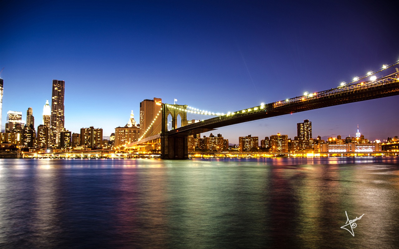 뉴욕의 도시 풍경, 마이크로 소프트 윈도우 8의 HD 배경 화면 #16 - 1280x800