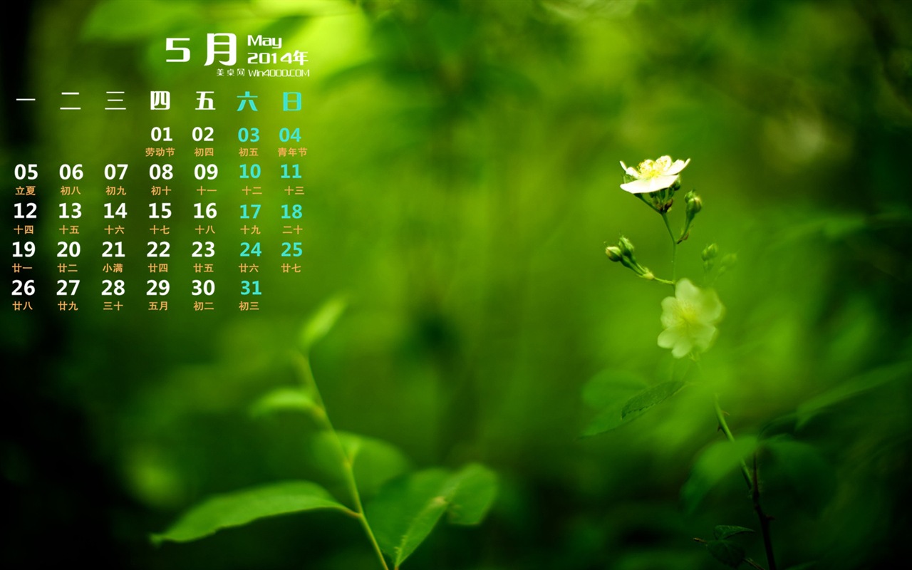 May 2014 calendar wallpaper (1) #4 - 1280x800