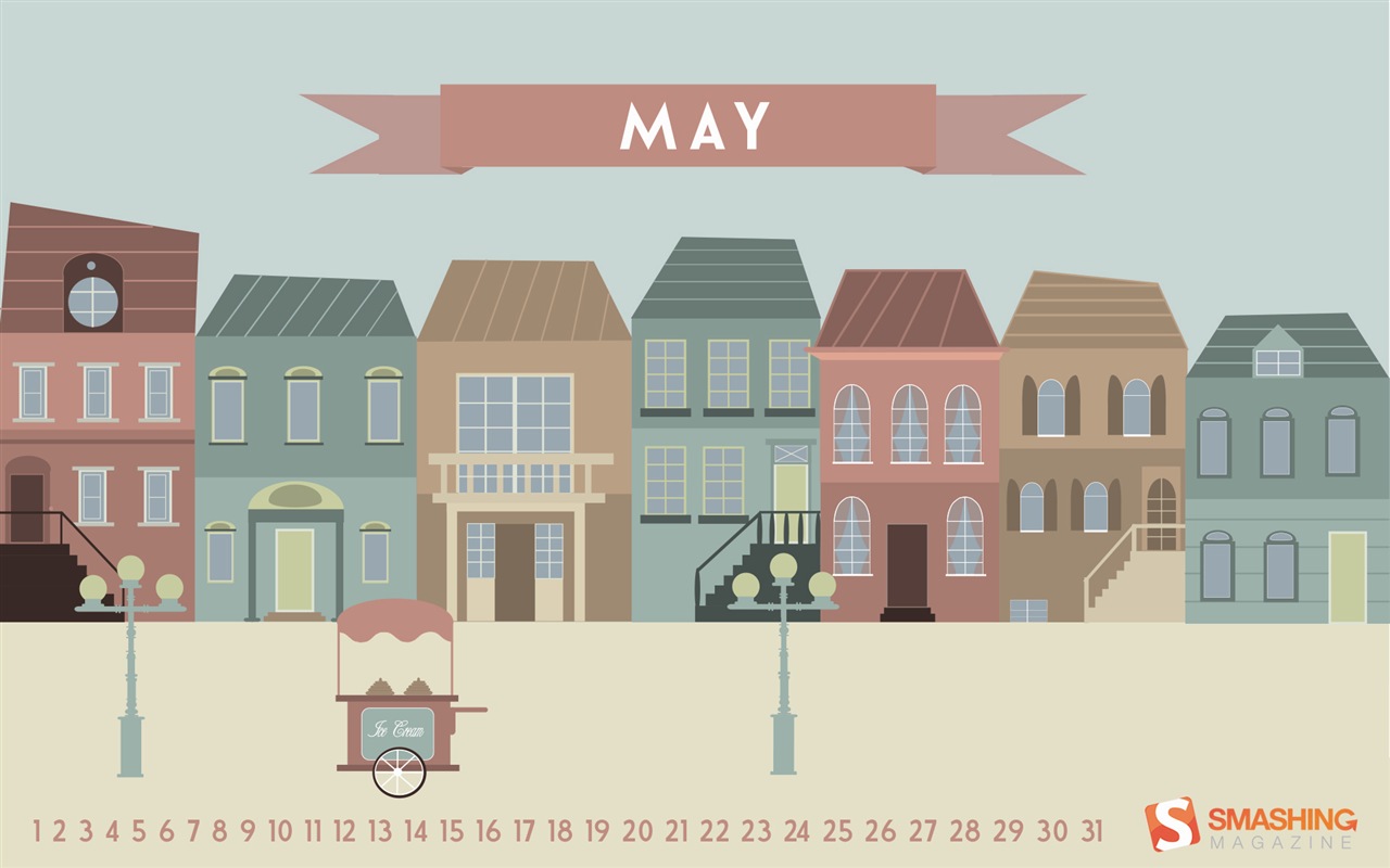 Mai 2014 Kalender Wallpaper (2) #4 - 1280x800