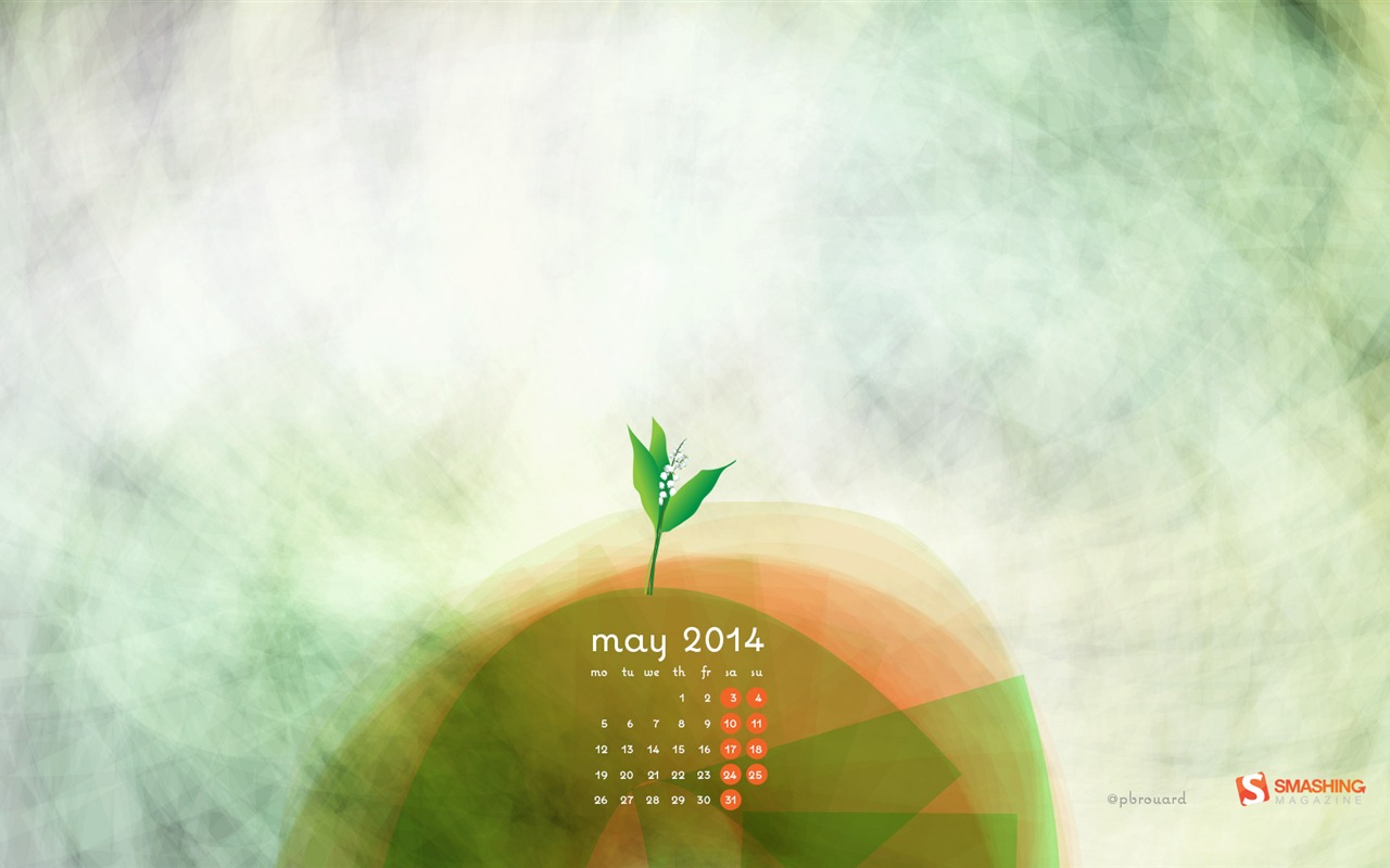 Mai 2014 calendrier fond d'écran (2) #8 - 1280x800