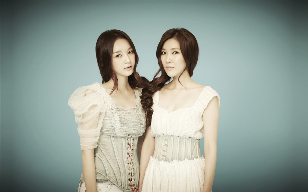 Davichi, корейский группы девушки дуэт, HD обои #6 - 1280x800