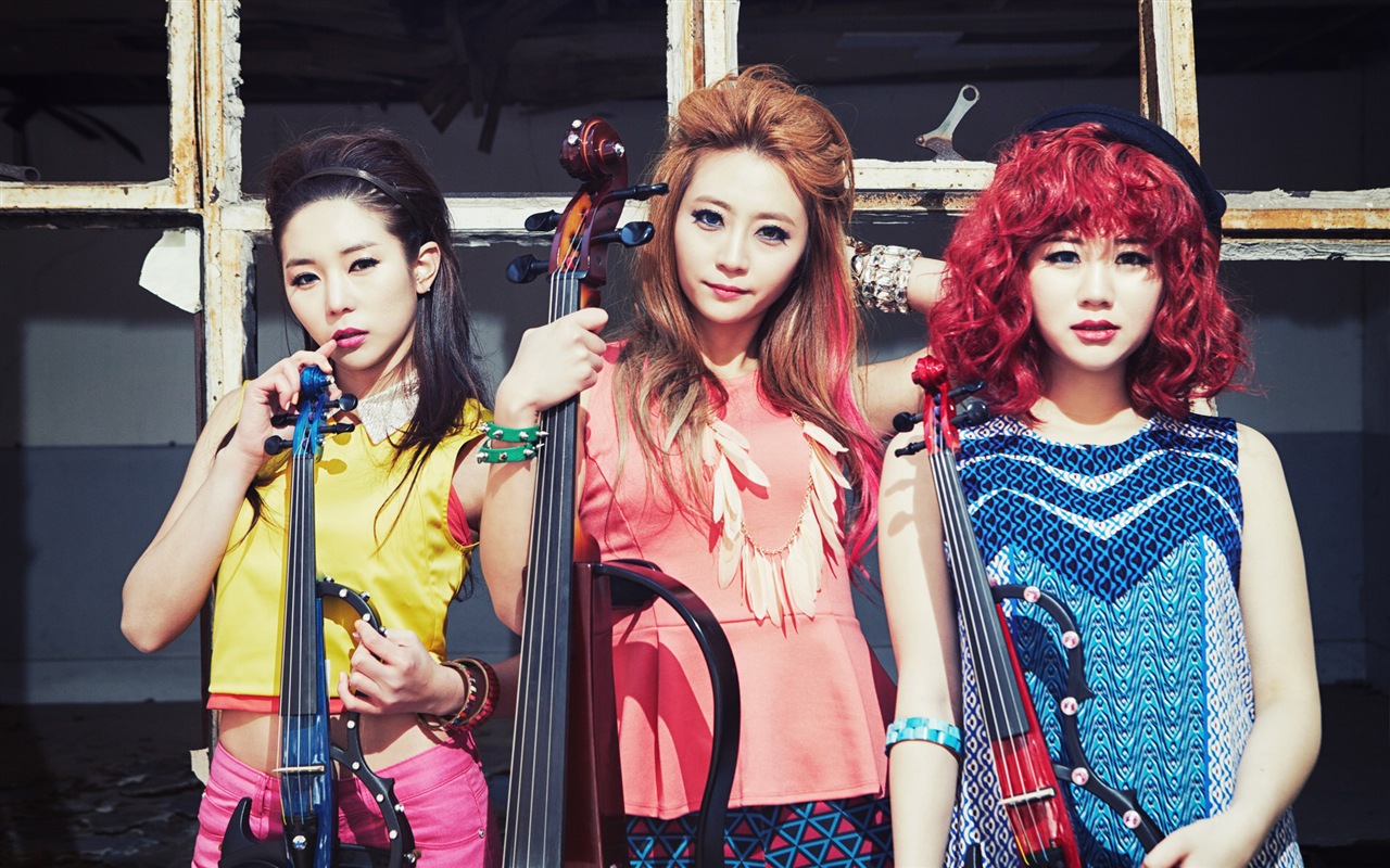 EYE ODD, coréen trio de groupe de fille, fonds d'écran HD #1 - 1280x800