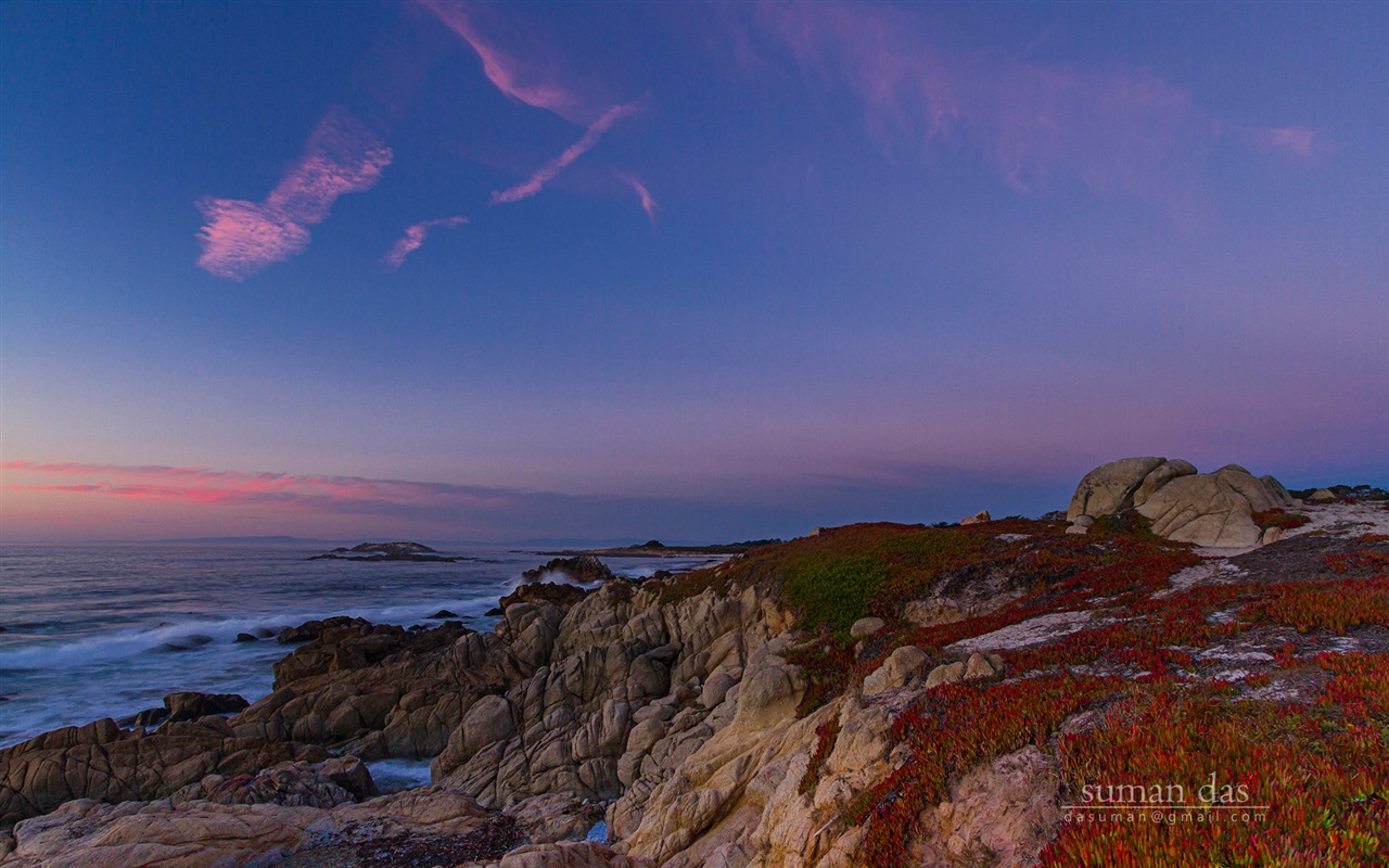 캘리포니아 해안 풍경, 윈도우 8 테마 배경 화면 #10 - 1280x800