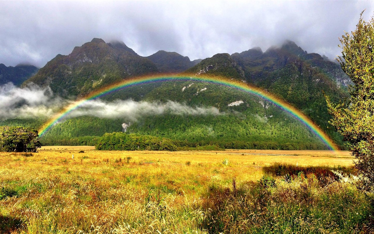 美しい虹の風景のHDの壁紙 #5 - 1280x800