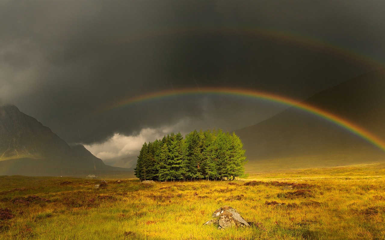 Fondos de pantalla HD paisaje rainbow Hermosas #6 - 1280x800