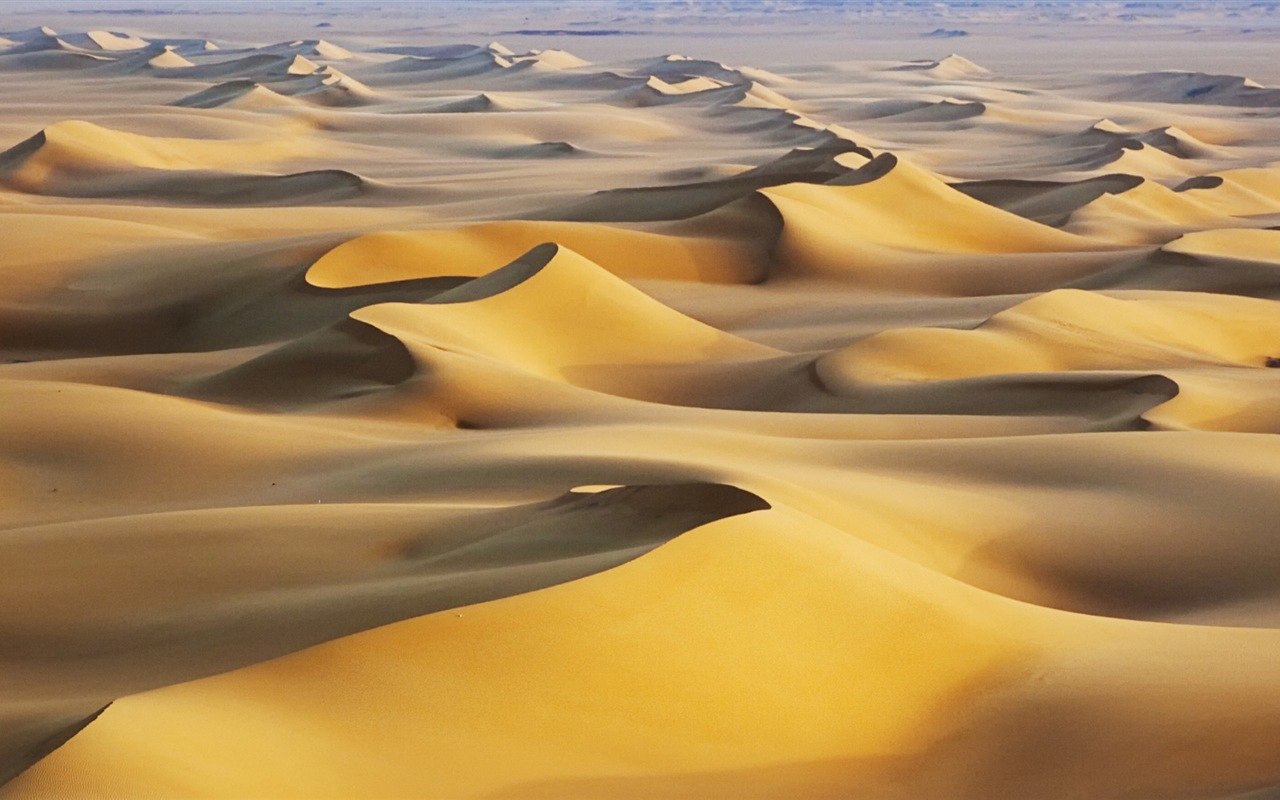 炎热干旱的沙漠，Windows 8 全景宽屏壁纸4 - 1280x800
