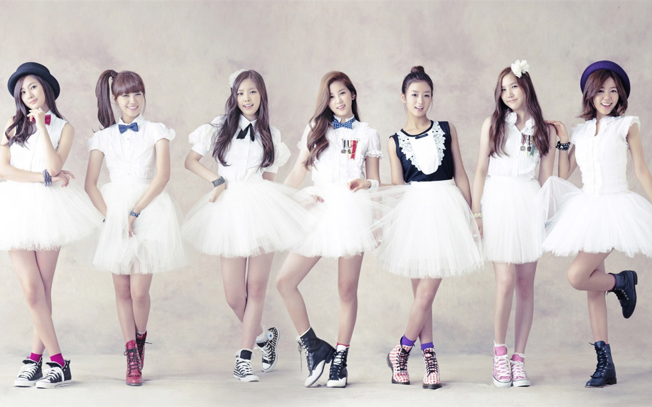 Koreanische Musik Girl-Group, ein rosa HD Wallpaper #4 - 1280x800