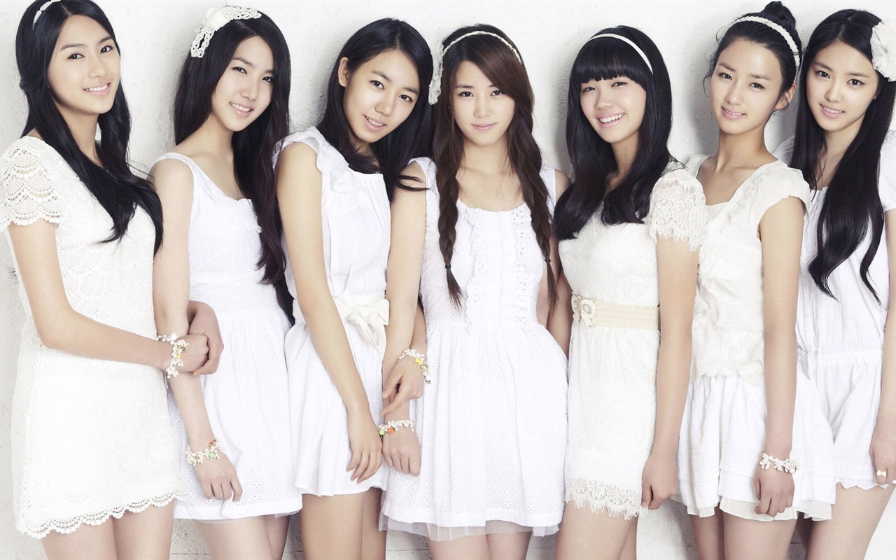 Korejský hudební dívčí skupina, růžové HD tapety na plochu #5 - 1280x800
