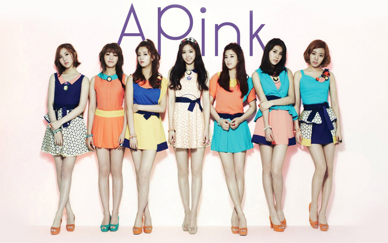 한국 음악 걸 그룹, A Pink 핑크의 HD 배경 화면 #6 - 1280x800