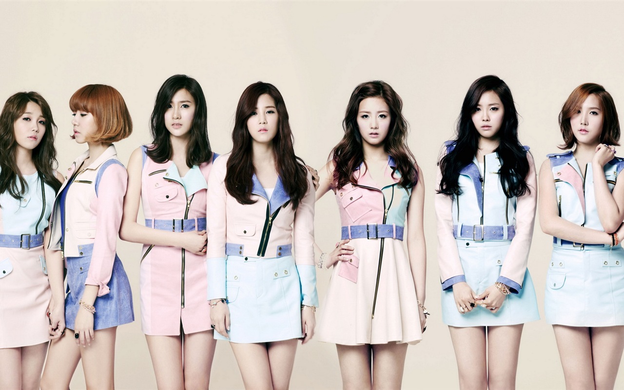 Korejský hudební dívčí skupina, růžové HD tapety na plochu #7 - 1280x800