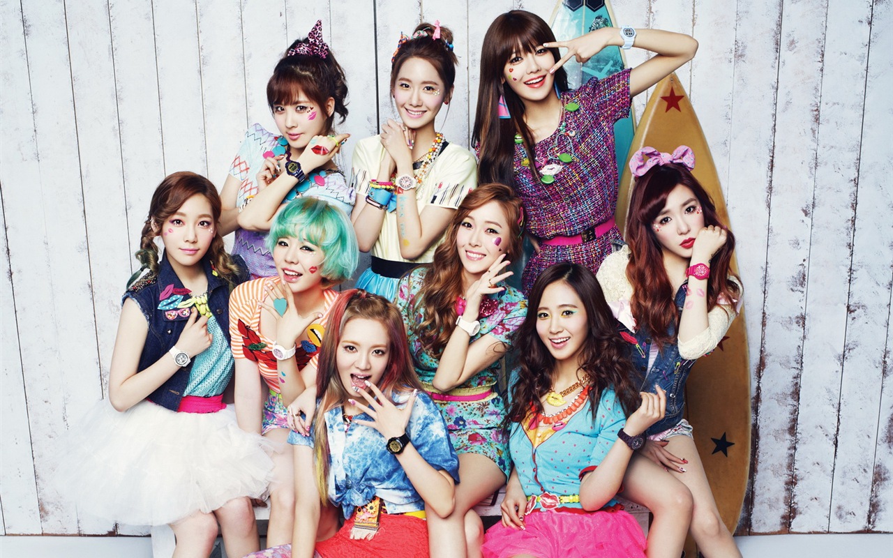 Girls Generation SNSD Casio Kiss Me Baby-G tapety #1 - 1280x800