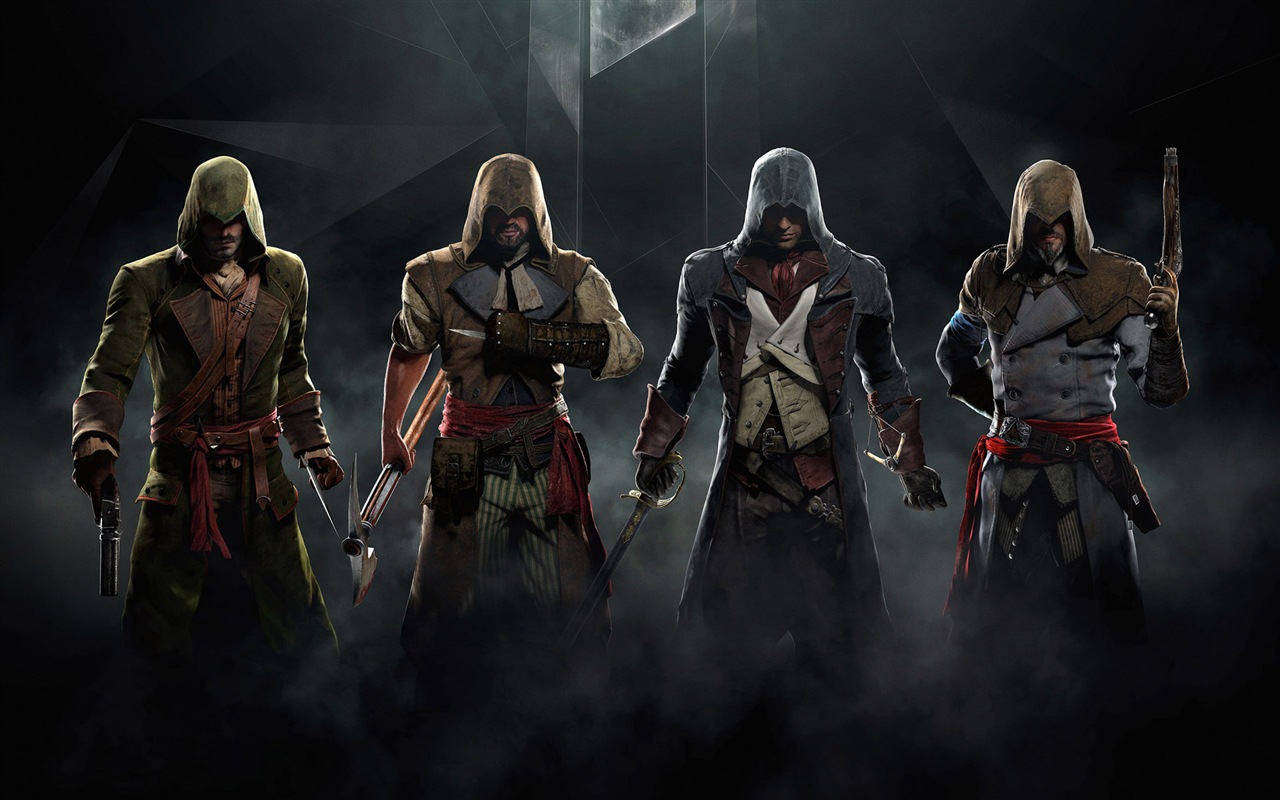 2014 Assassin 's Creed: Unité Fonds d'écran HD #1 - 1280x800