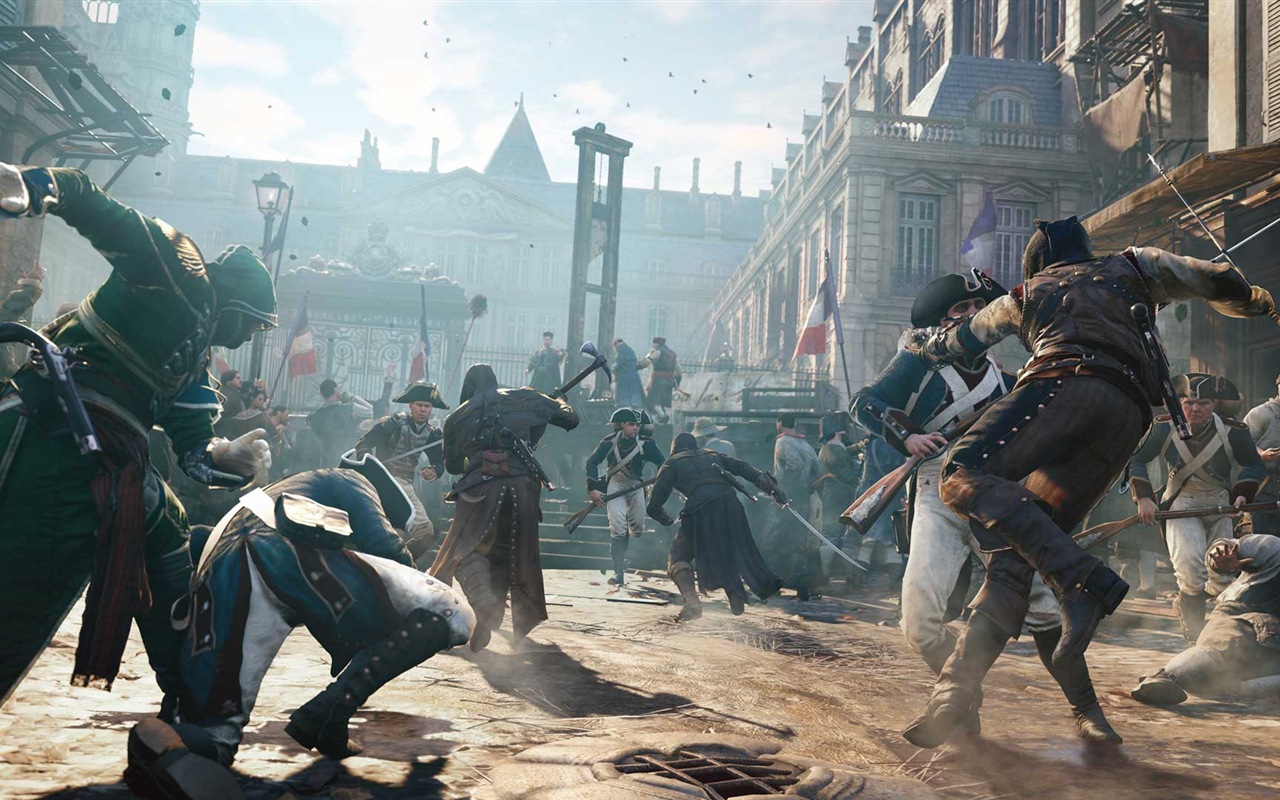 2014 Assassin 's Creed: Unité Fonds d'écran HD #3 - 1280x800