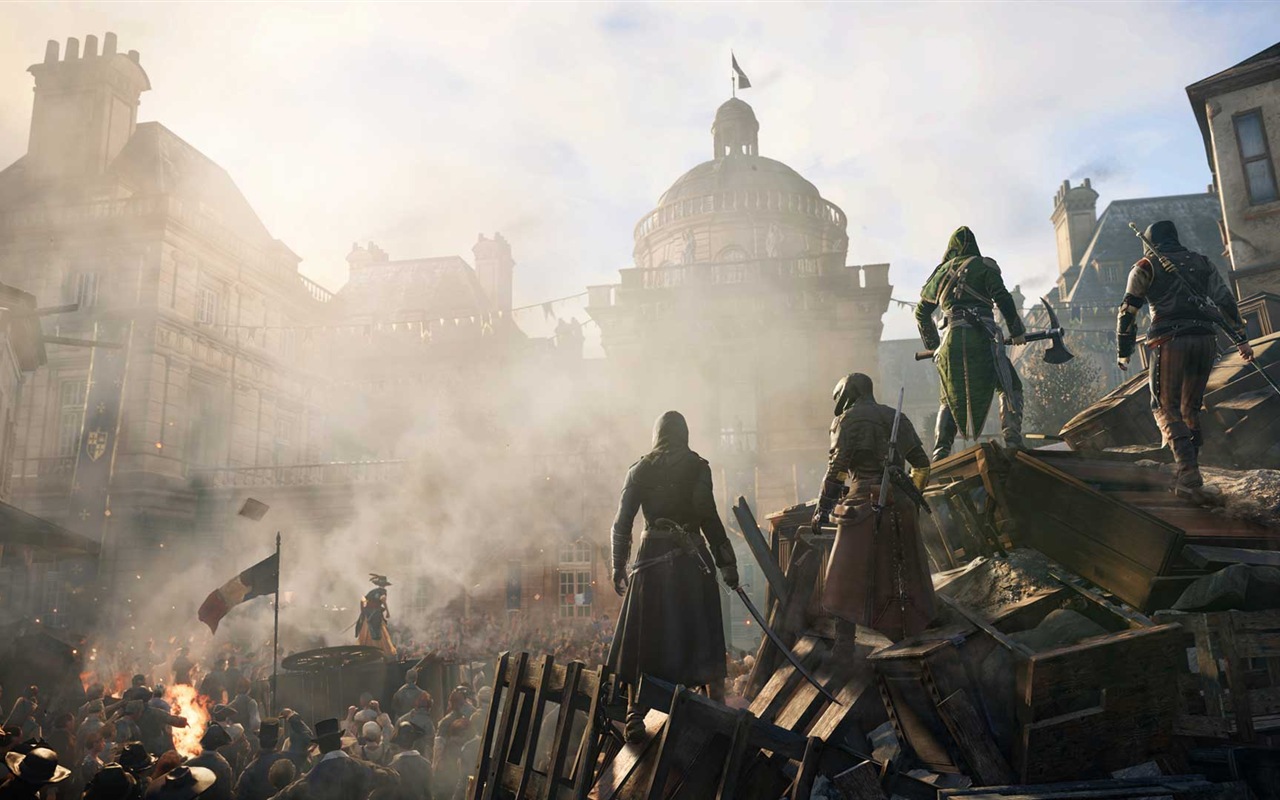2014 Assassin 's Creed: Unité Fonds d'écran HD #4 - 1280x800