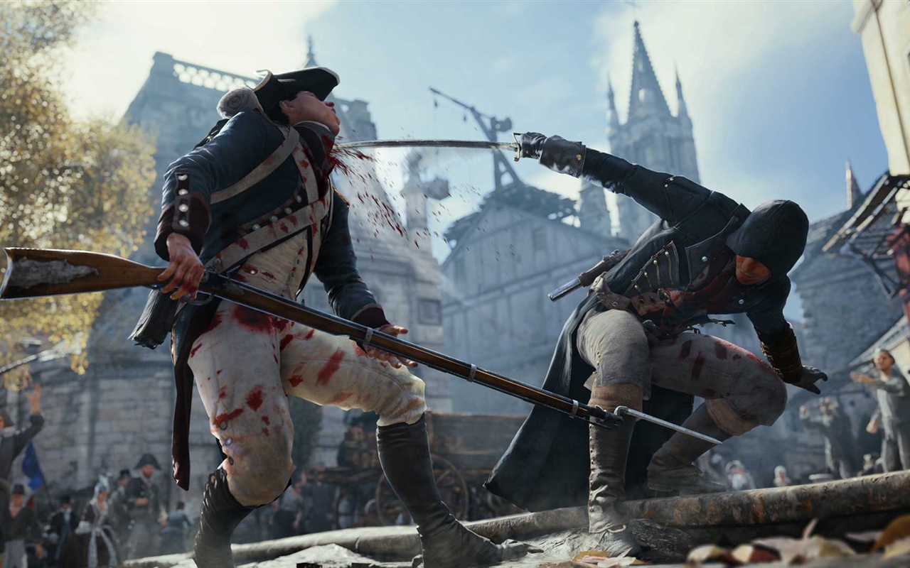 2014 Assassin 's Creed: Unité Fonds d'écran HD #18 - 1280x800