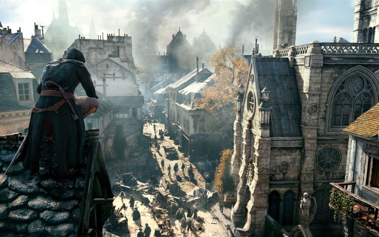 2014 Assassin 's Creed: Unité Fonds d'écran HD #21 - 1280x800