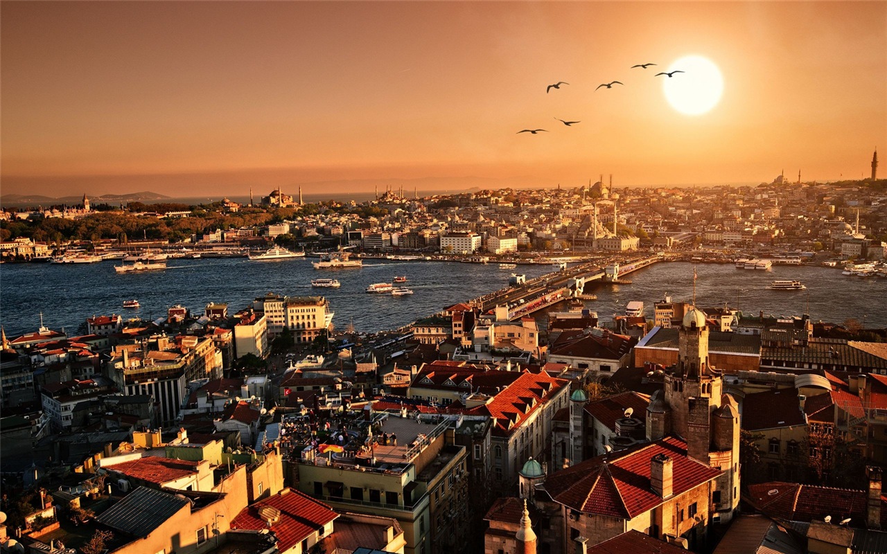 Istanbul, Turquie fonds d'écran HD #10 - 1280x800