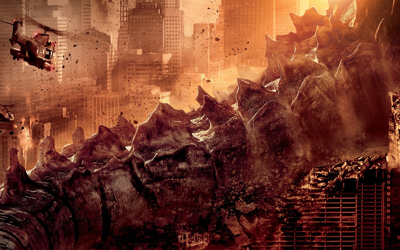 Godzilla 2014 film de fonds d'écran HD #3 - 1280x800