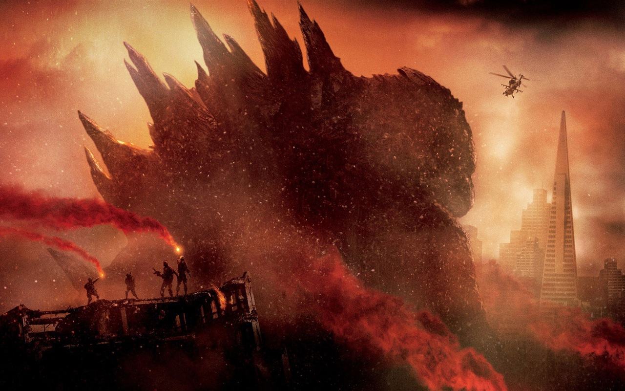 Godzilla 2014 film de fonds d'écran HD #12 - 1280x800
