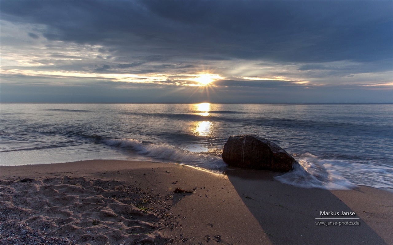 독일의 아름다운 해안 풍경, 윈도우 8의 HD 배경 화면 #13 - 1280x800