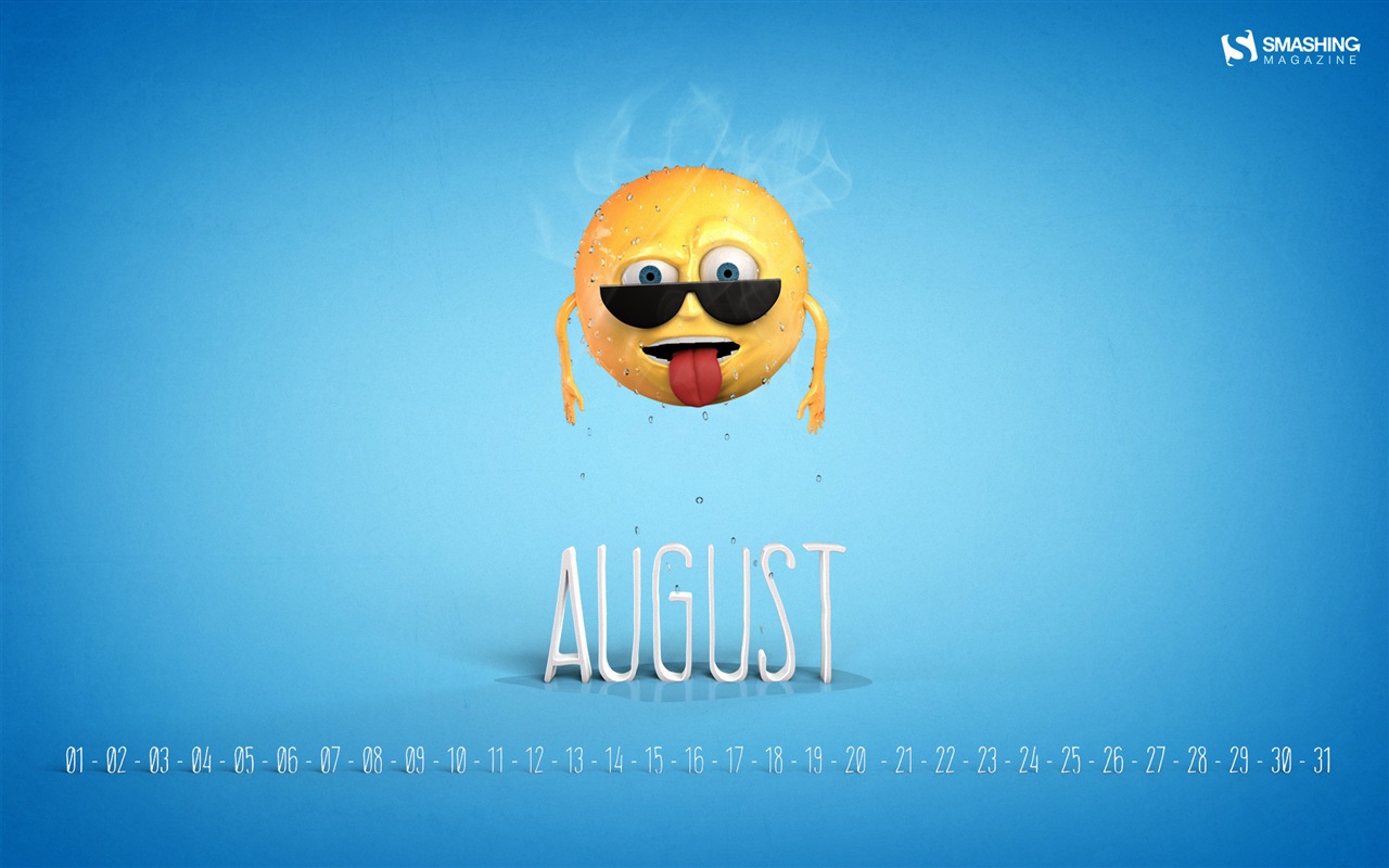 August 2014 calendar wallpaper (2) #11 - 1280x800