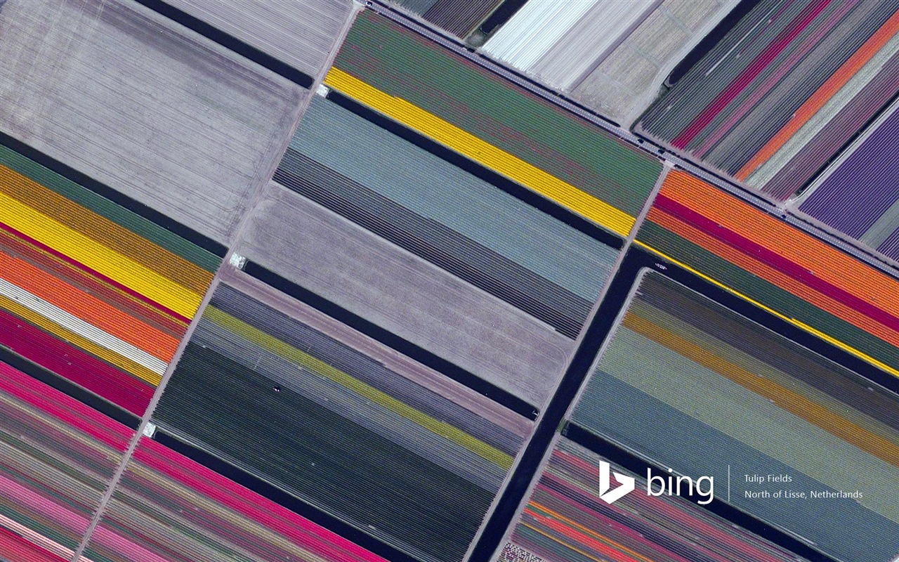 Microsoft Bing HD Wallpapers: Luftaufnahme von Europa #4 - 1280x800