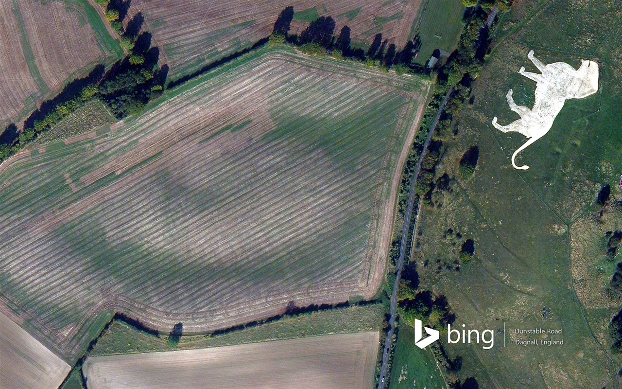Microsoft Bing HD обои: Вид с воздуха на Европе #5 - 1280x800