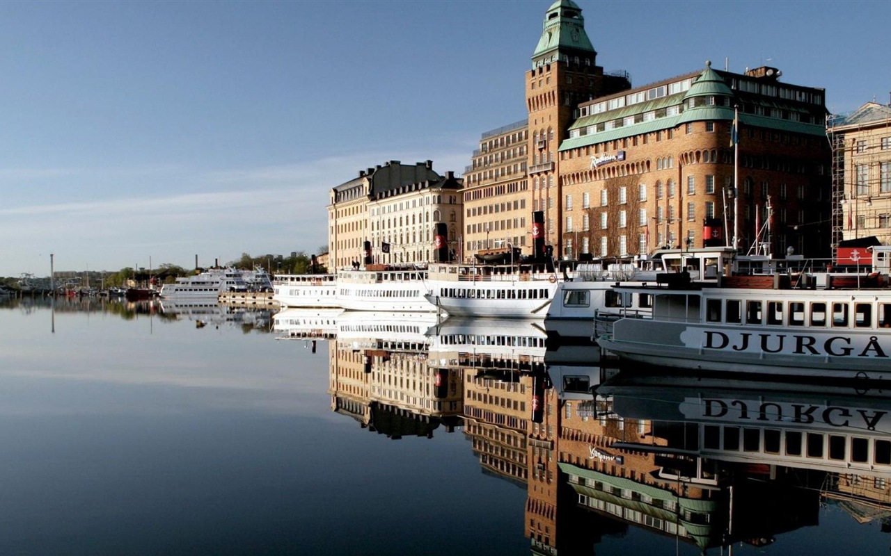 Stockholm, Švédsko, město krajina tapety #15 - 1280x800