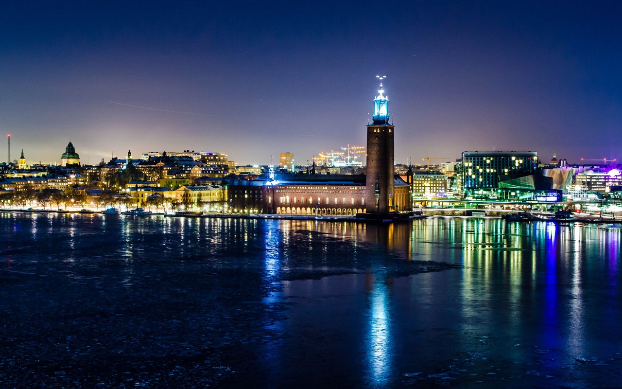 Stockholm, Suède, le fond d'écran paysage de la ville #20 - 1280x800