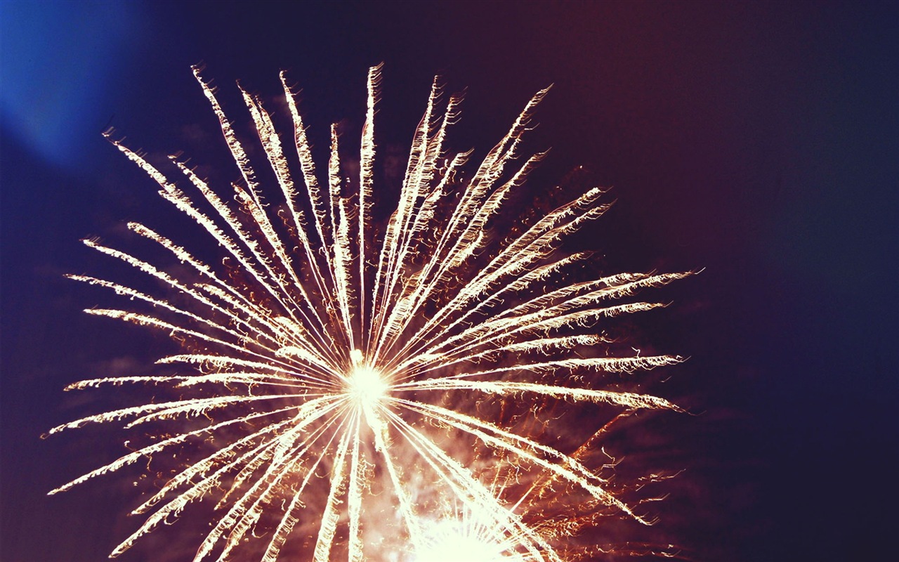 La beauté du ciel nocturne, feux d'artifice beaux fonds d'écran #17 - 1280x800